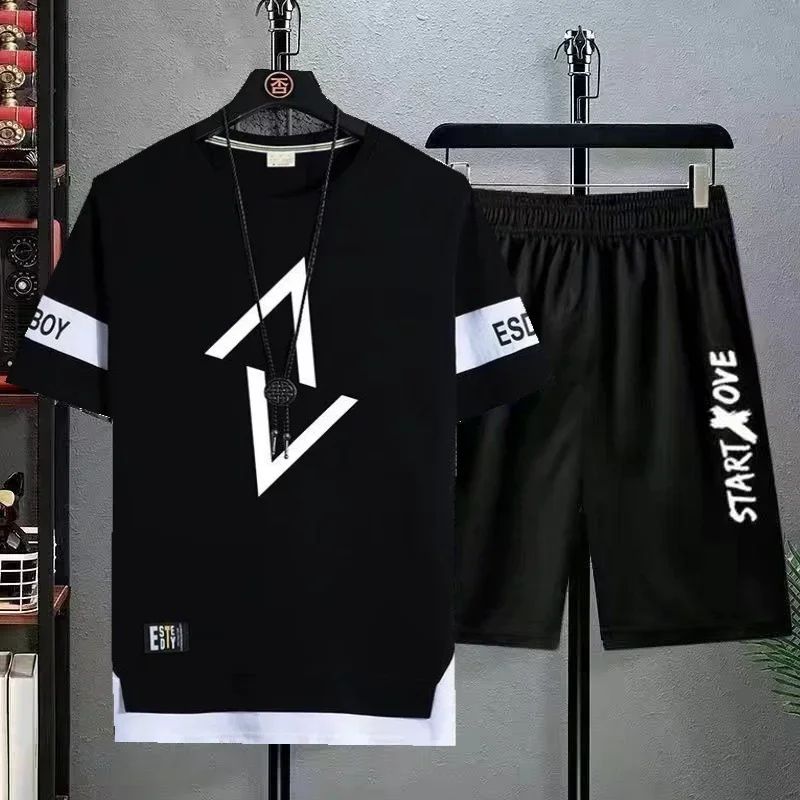 Summer Clothing Collection - Men's Summer Set Short Sleeve T-Shirt
