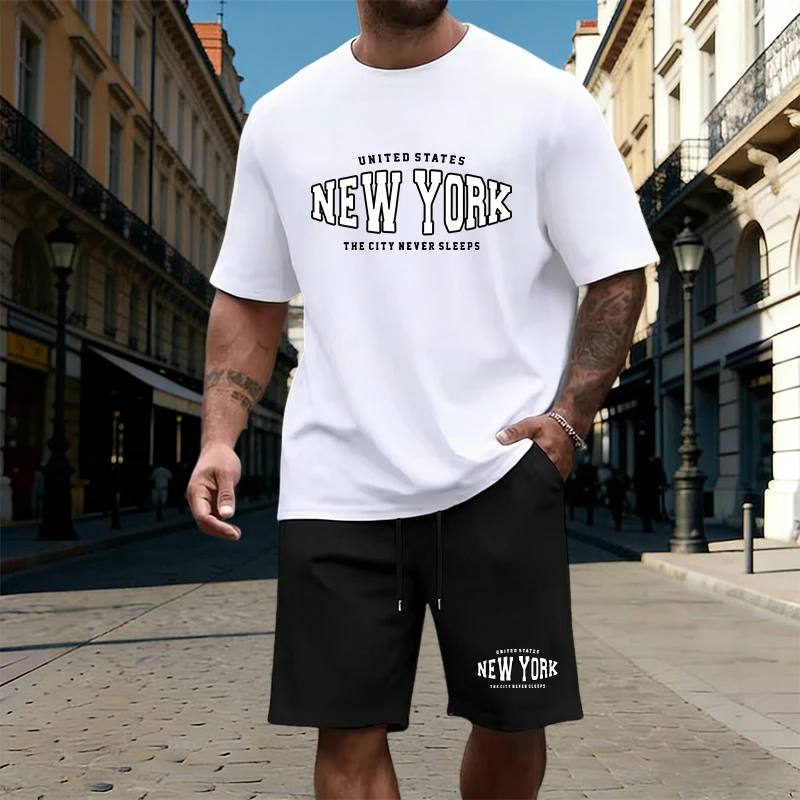 Mens T-Shirt Tracksuit Printin - Quality Summer Clothing avaliação e preço