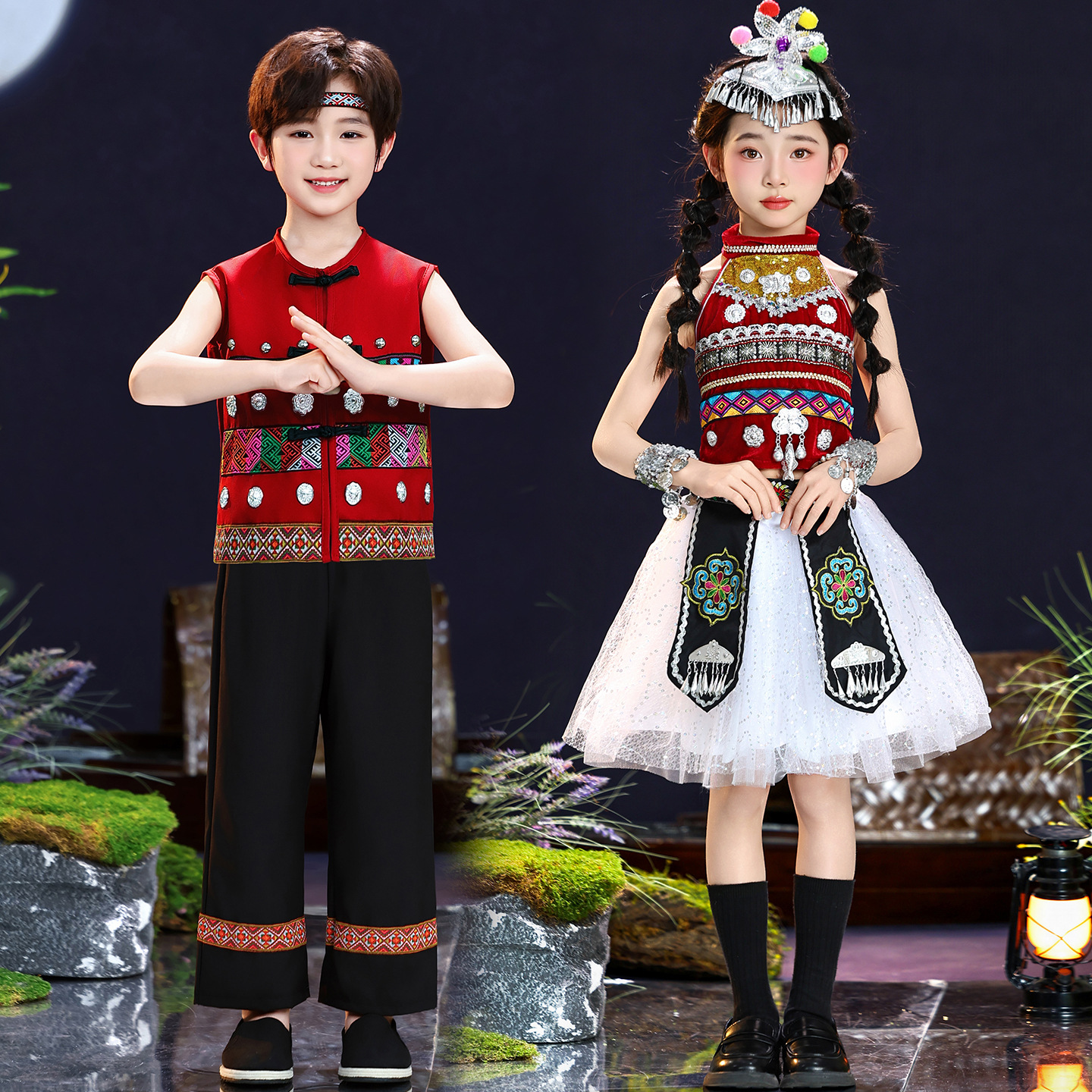 Children's Day Miao Ethnic Per - Summer Clothing Label avaliação e preço