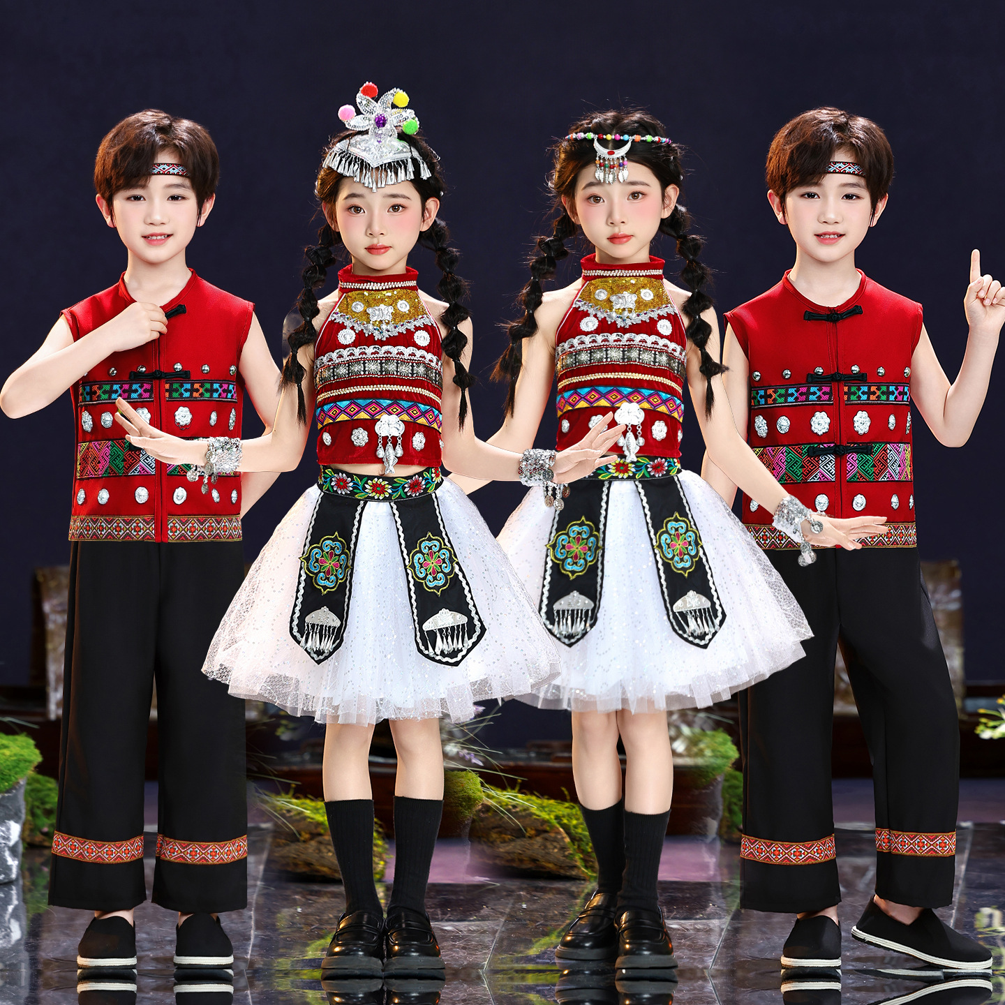 Children's Day Miao Ethnic Per - Summer Clothing Label avaliação e preço