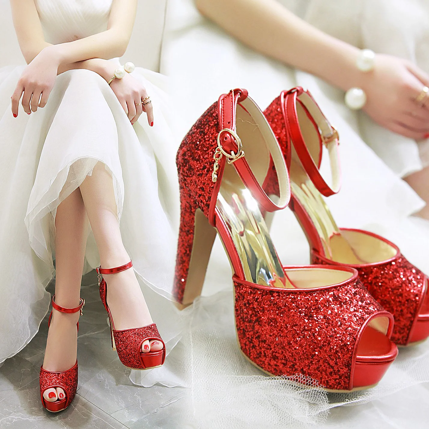 Silver Summer Women High Heel  - Summer Closet avaliação e preço