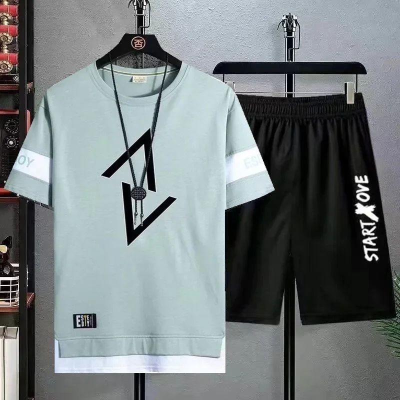 Men's Summer Set Short Sleeve  - Summer Clothing Collection avaliação e preço