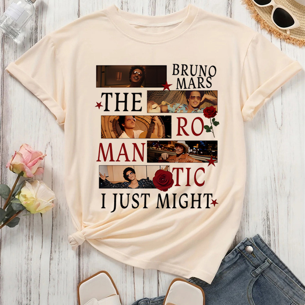 Bruno Mars t shirt women hip h - Summer Grunge Clothing avaliação e preço