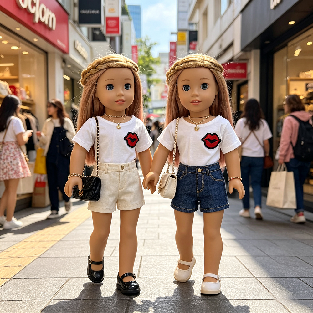 18 Inch Doll Girl Gentle and S - Summer Away Clothing avaliação e preço