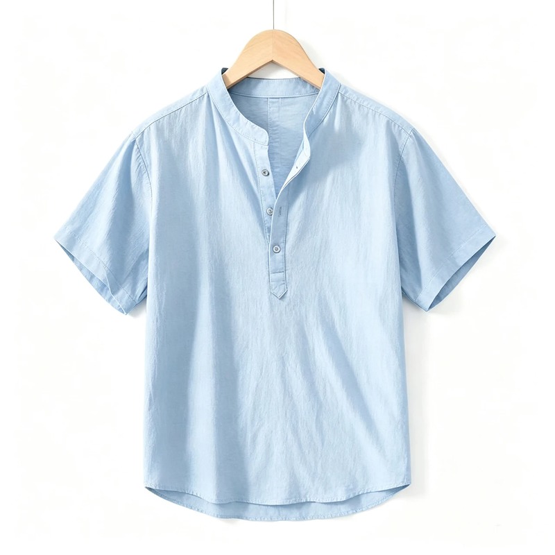 Summer Thin Short-sleeved Shir - Summer Clothing Office avaliação e preço