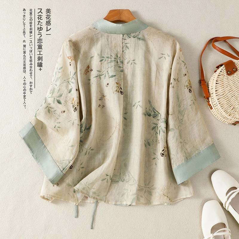 Vintage Floral Printed Short K - Summer Clothing Wraps avaliação e preço