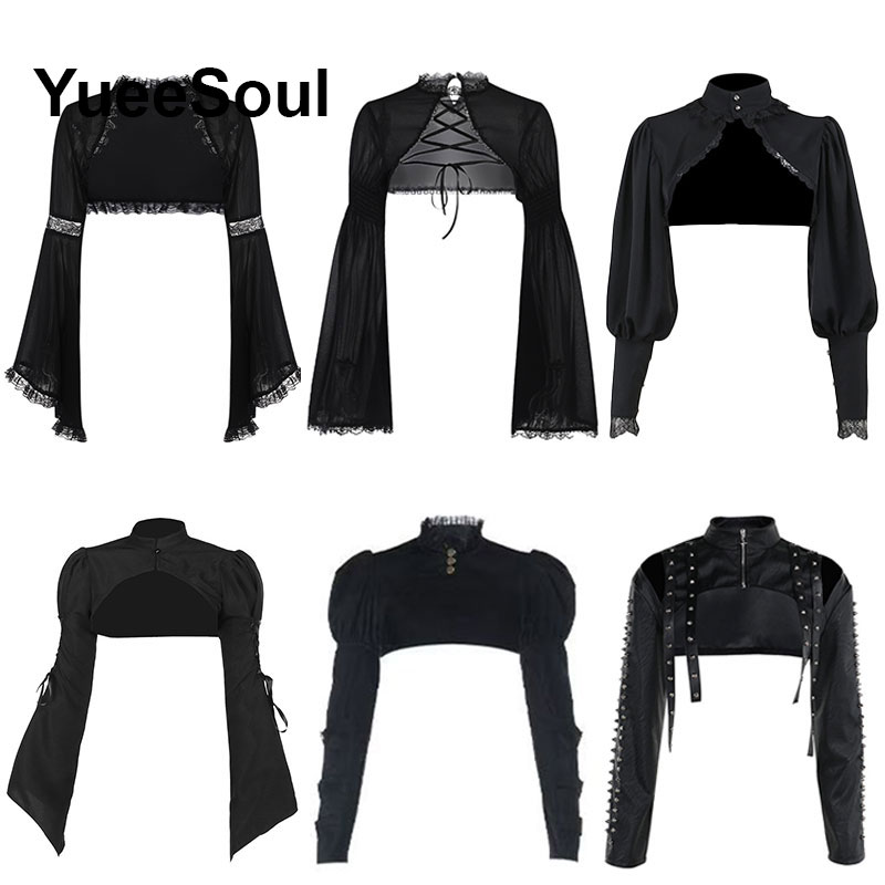Black Women Tees Long Sleeve S - Summer Grunge Clothing avaliação e preço