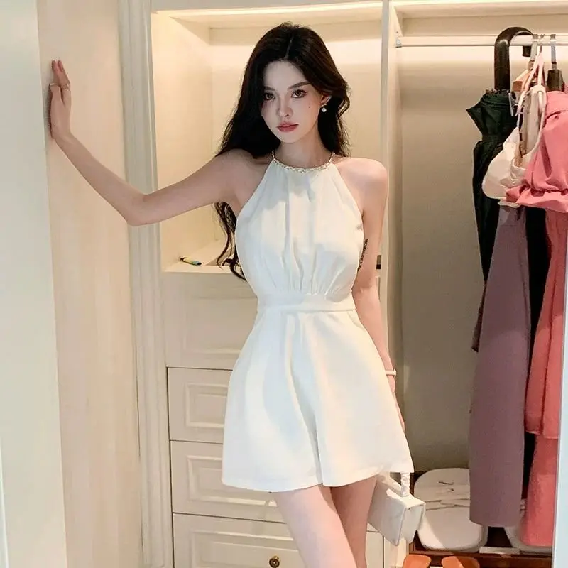 Cool White Woman Shorts Office - Summer Light Clothing avaliação e preço