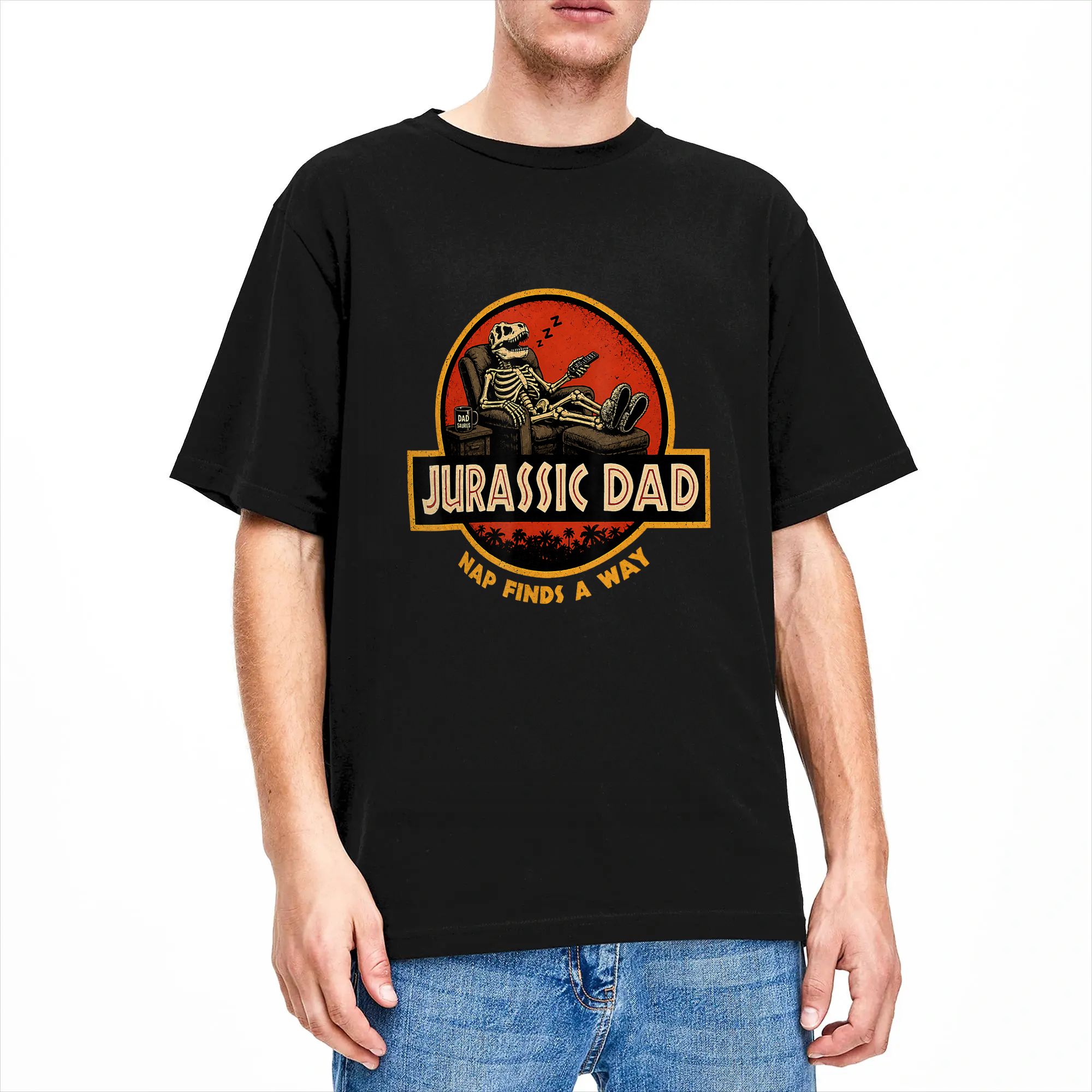 Jurassic Dad Nap Finds A Way T - Summer Away Clothing avaliação e preço