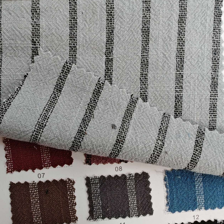 Stripes 30%Linen 70%Viscose Bl - Summer Clothing Men Linen avaliação e preço