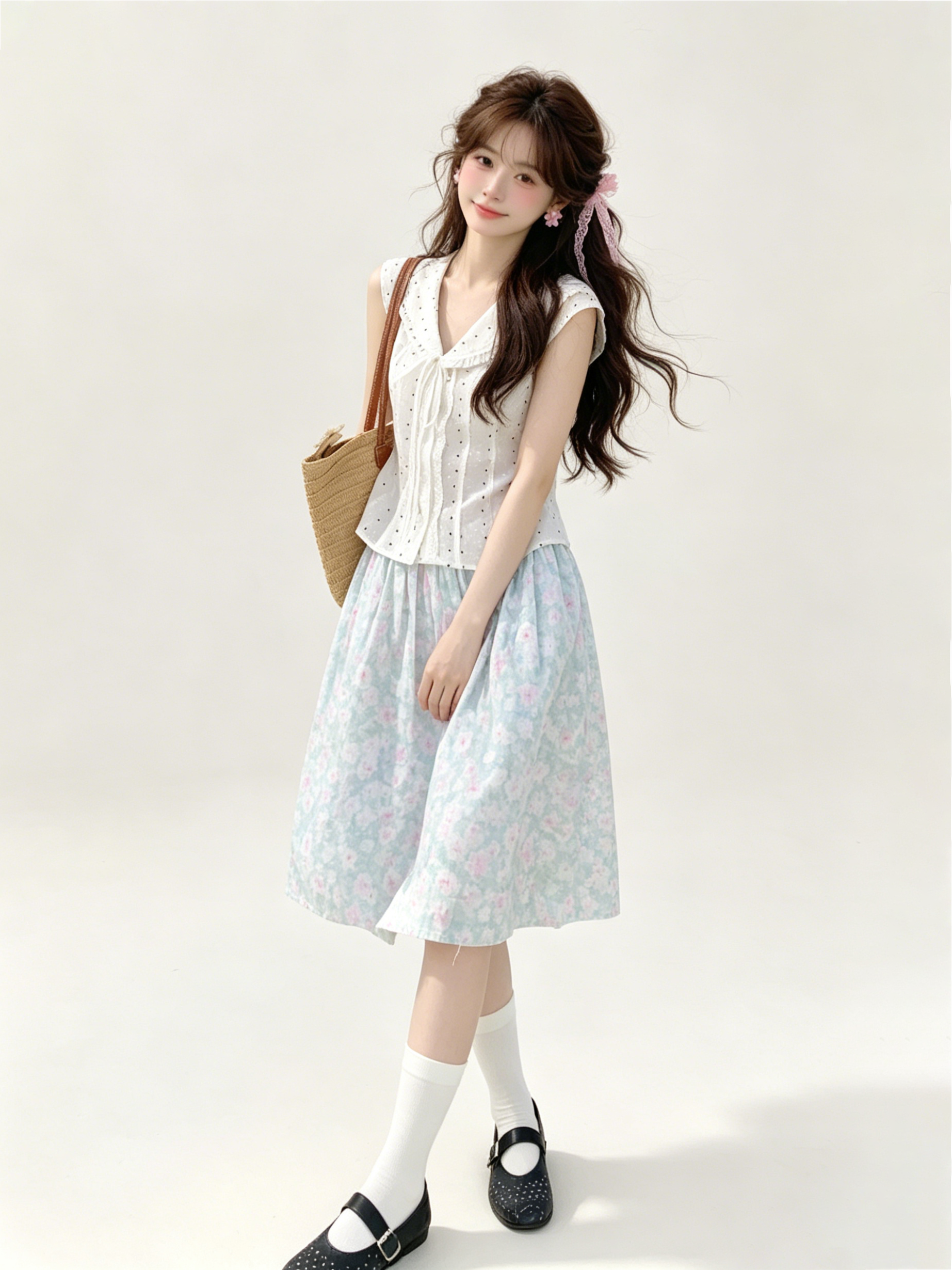 Sweet Style Navy Collar Polka  - Summer Clothing Old Navy avaliação e preço
