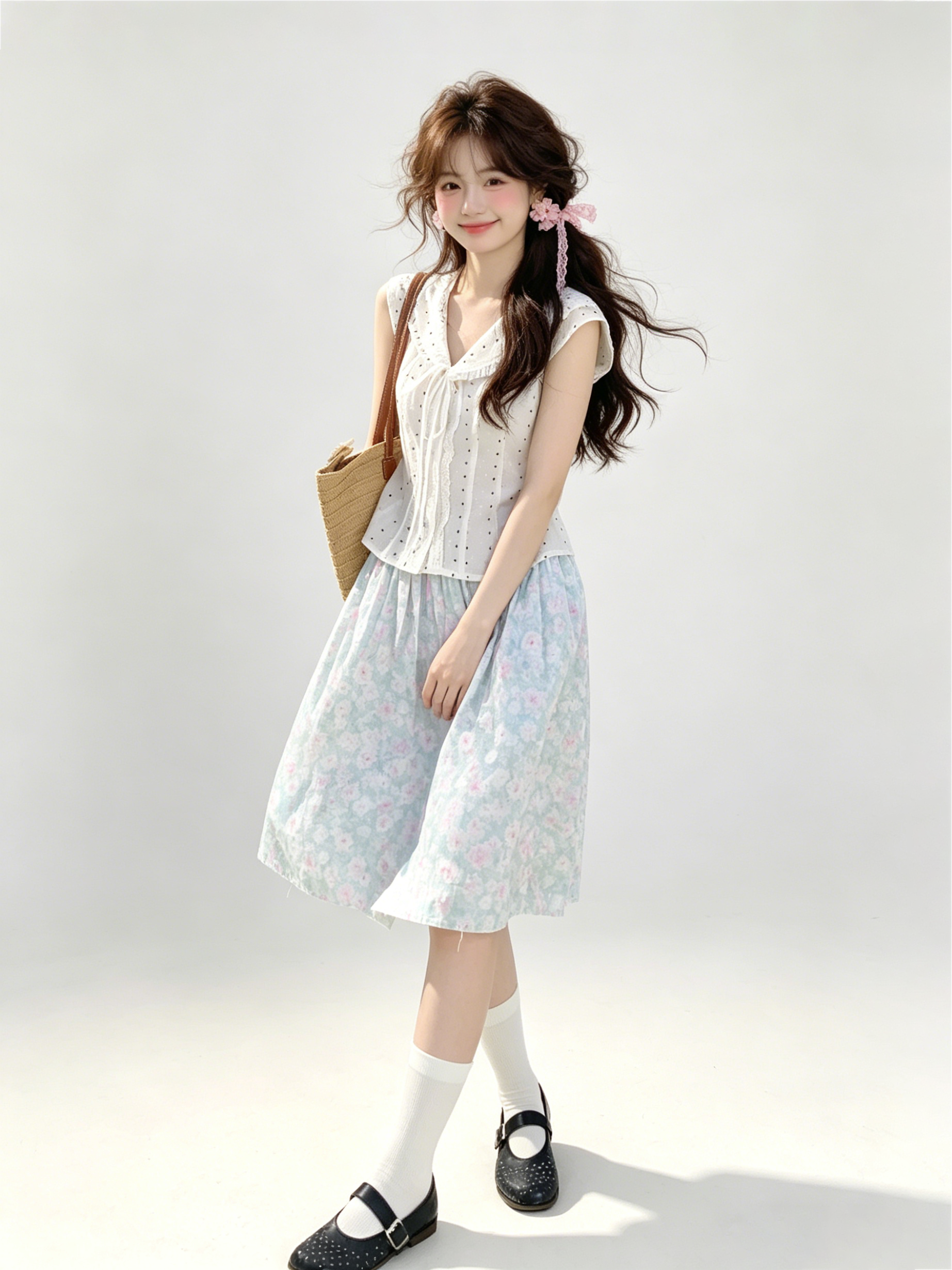 Sweet Style Navy Collar Polka  - Summer Clothing Old Navy avaliação e preço