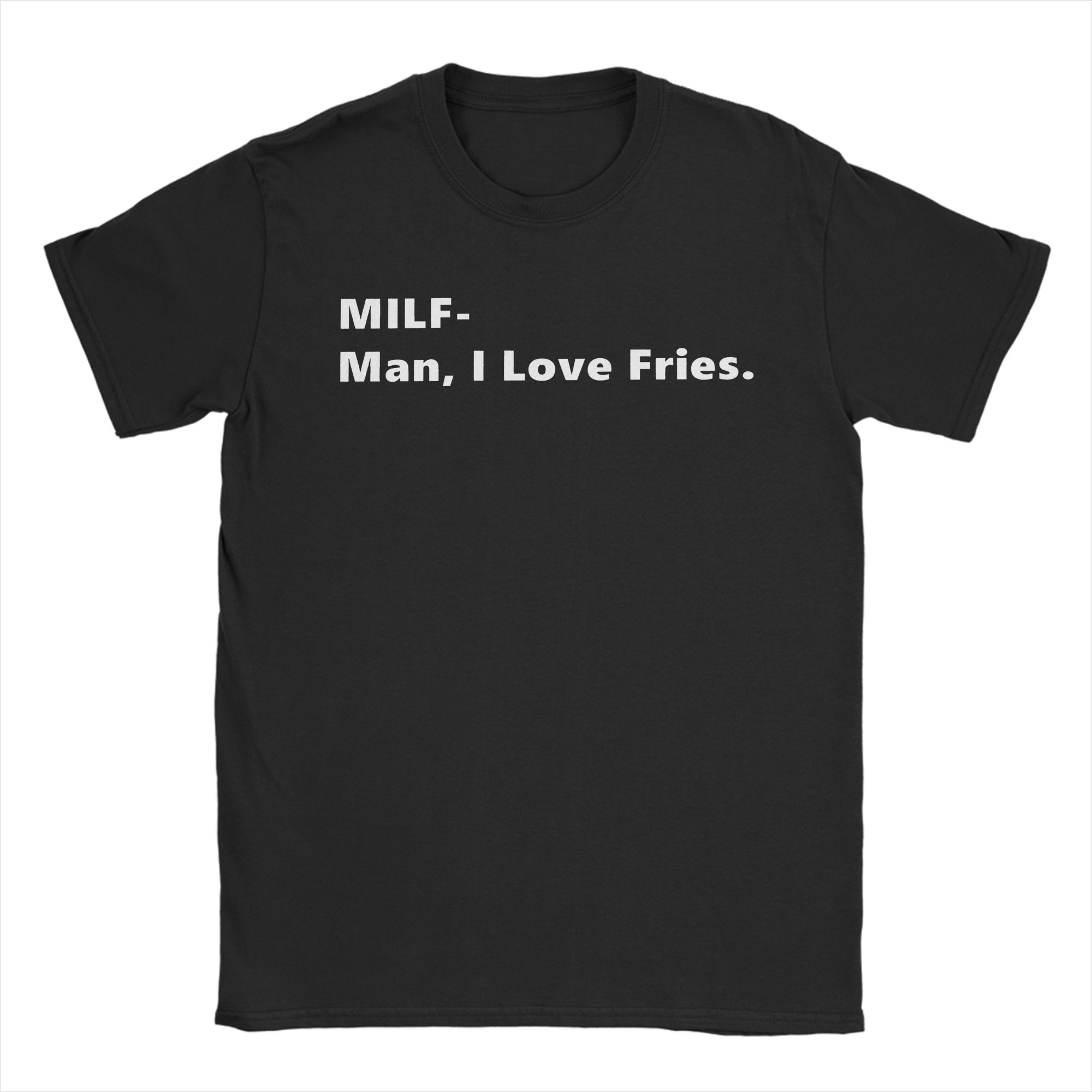 MILF Man I Love Fries Funny Qu - Summer Clothing Ideas avaliação e preço
