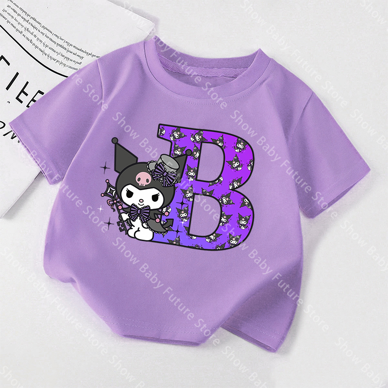 Kuromis Purple T Shirt Clothes - Summer Clothing Name avaliação e preço