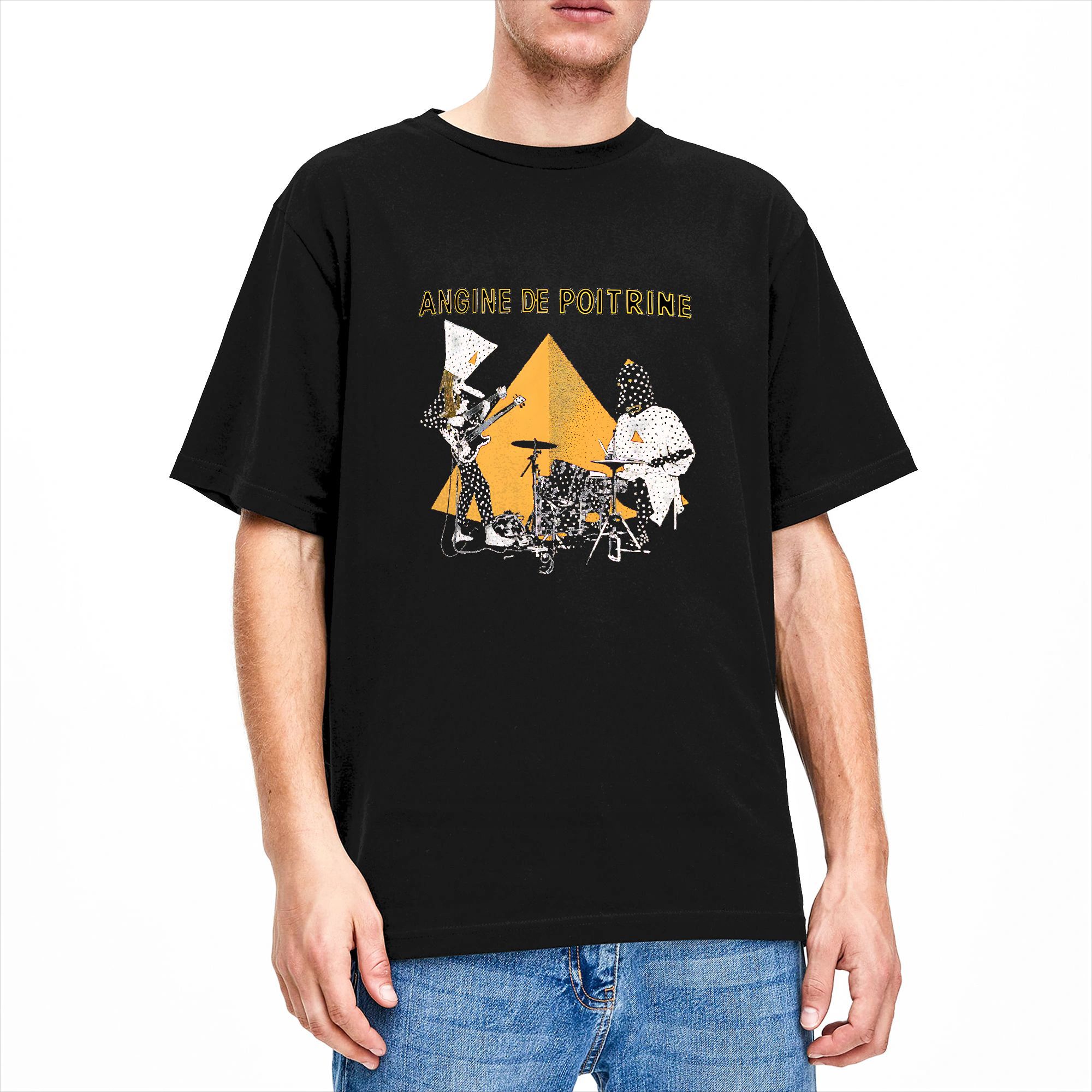 Mens T-Shirt Band Angine de Po - Summer Clothing Ideas avaliação e preço