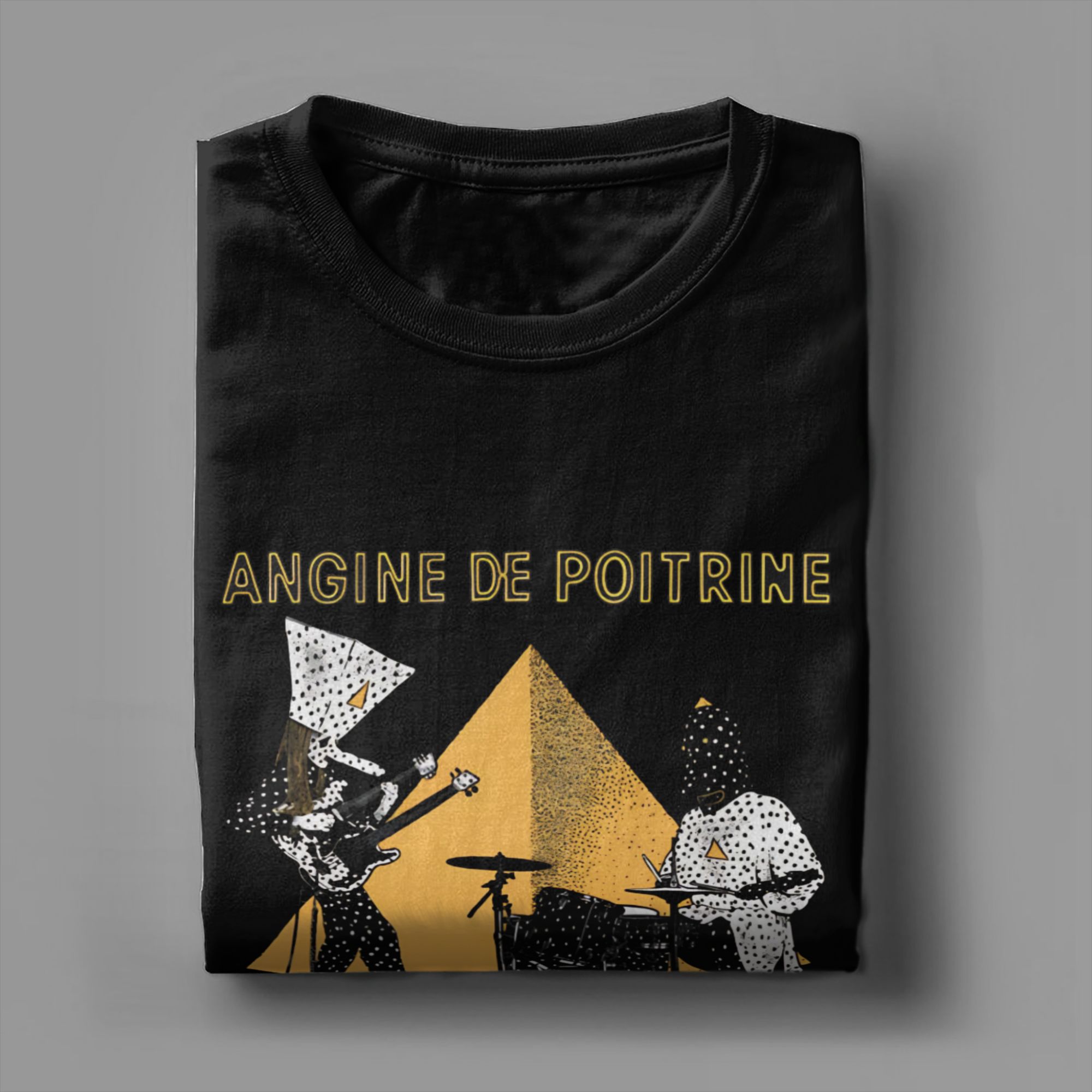 Mens T-Shirt Band Angine de Po - Summer Clothing Ideas avaliação e preço