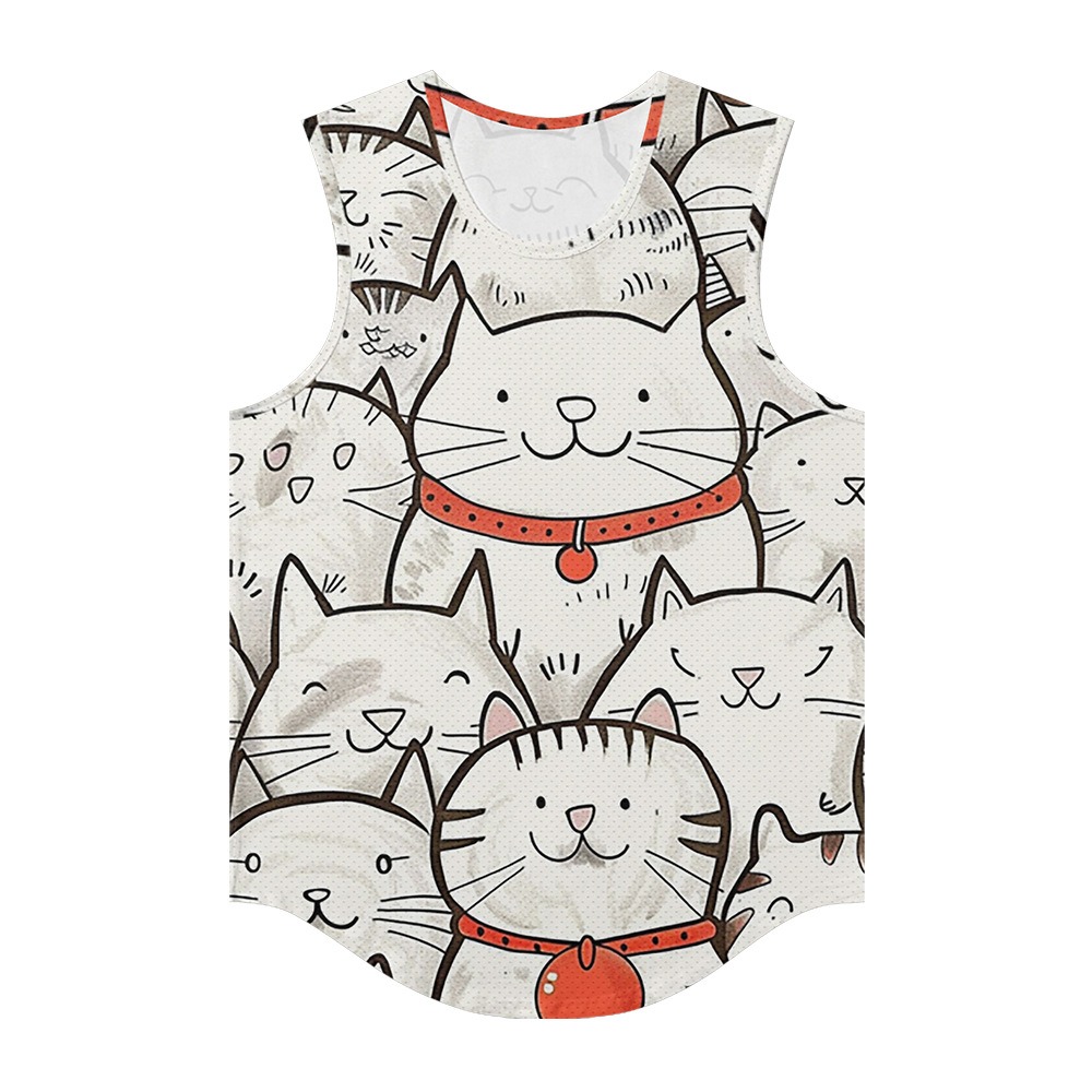 Men Vests Trendy Kawaii Lucky  - Summer Clothing Essentials Men avaliação e preço