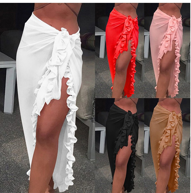 5 Colors Ruffle Sarong for Wom - Summer Clothing Colors avaliação e preço