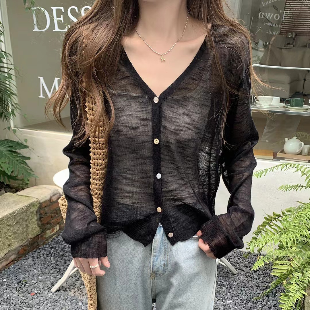 Button Down Knitted Cardigan f - Summer Light Clothing avaliação e preço