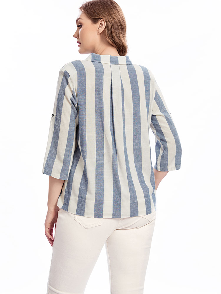 Womens plus size woven lapel s - Summer Clothing Colors avaliação e preço