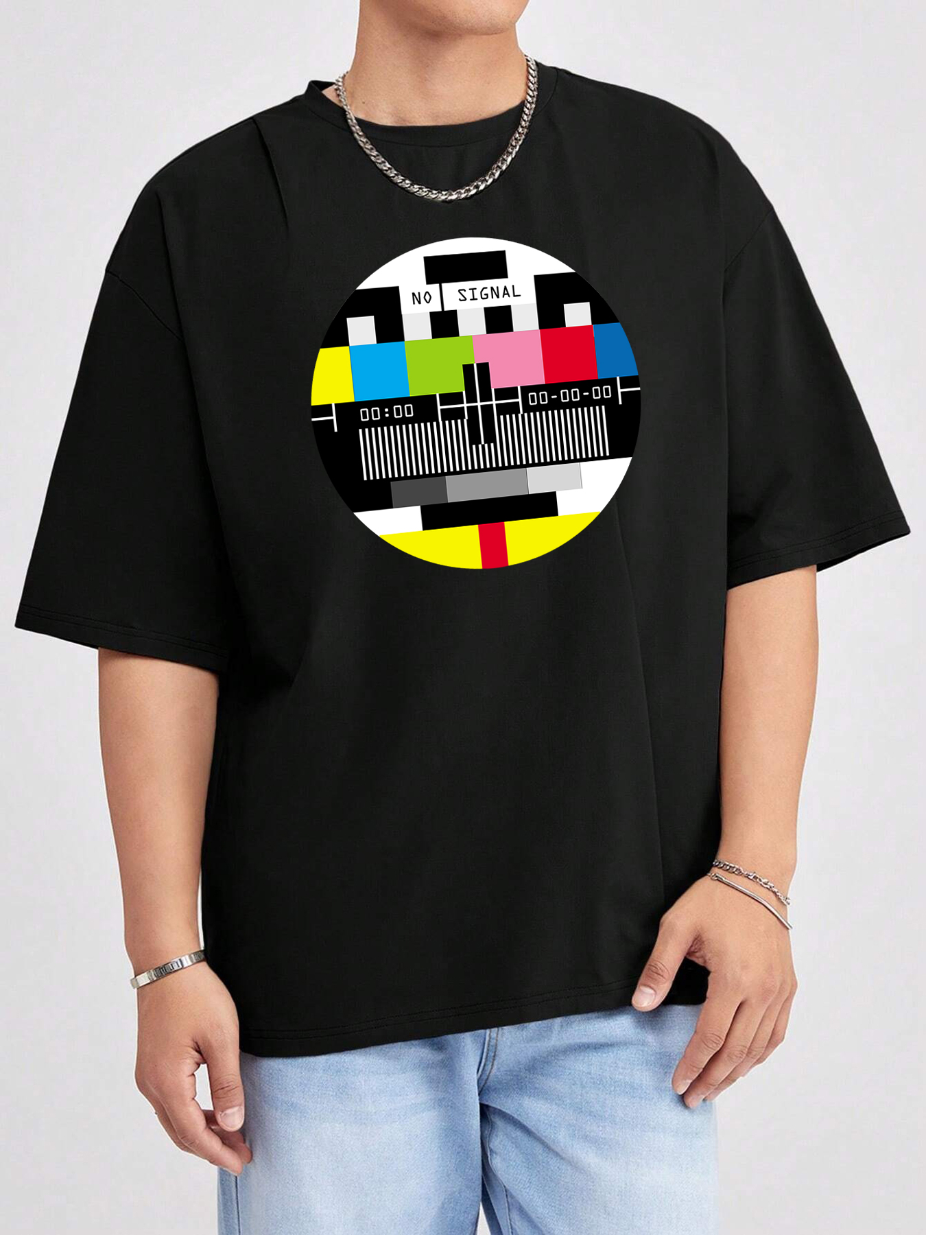 No Signal Tv Picture Pattern C - Summer Clothing Pictures avaliação e preço