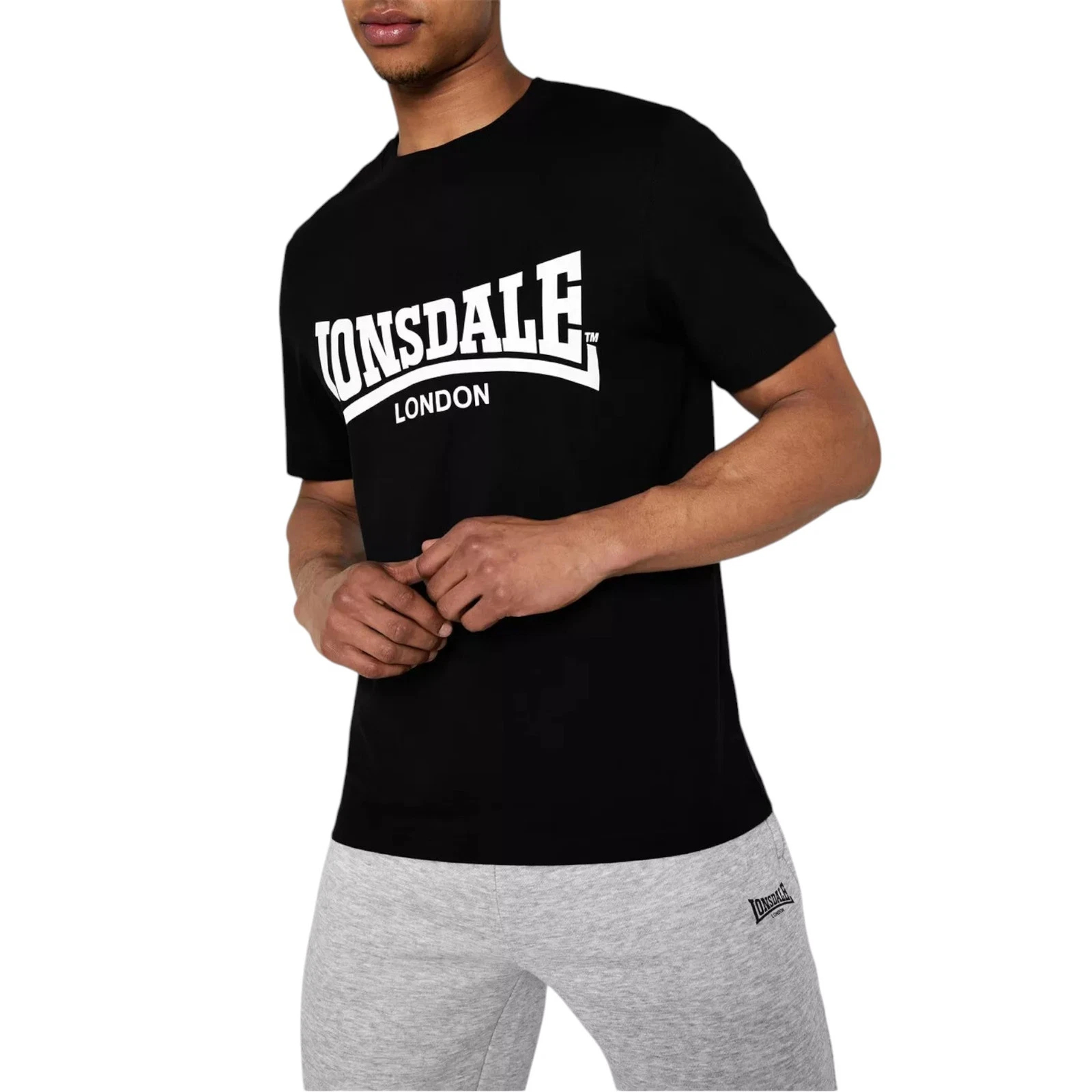 Lonsdale Mens T Shirts Essenti - Summer Clothing Essentials Men avaliação e preço