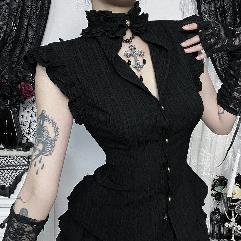 Goth Dark 90s Grunge Single Br - Summer Grunge Clothing avaliação e preço