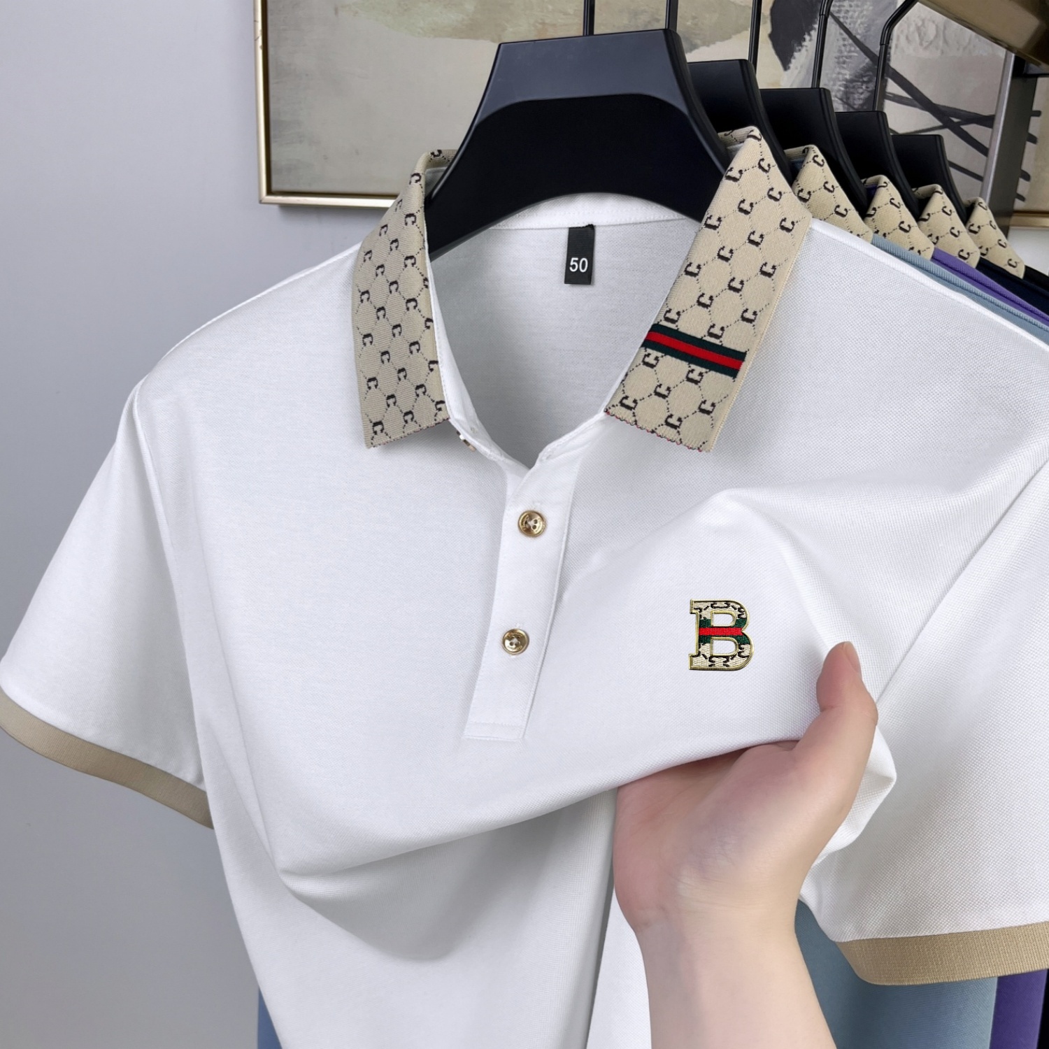 High end brand men's short sle - Summer Clothing Men Linen avaliação e preço