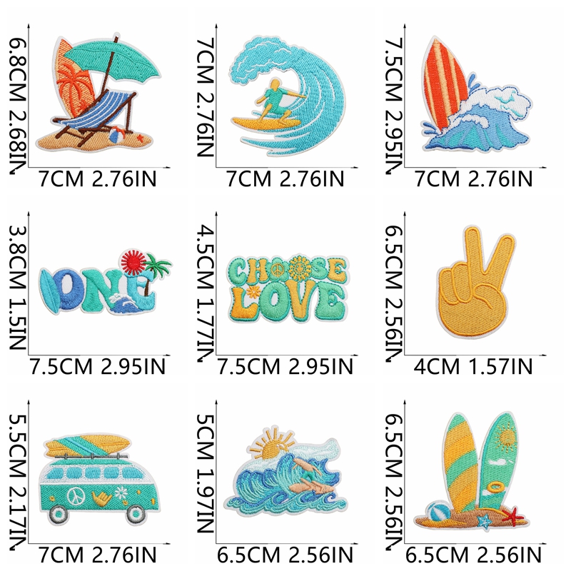 10PCS/lots Summer Beach Themed - Summer Clothing Pictures avaliação e preço