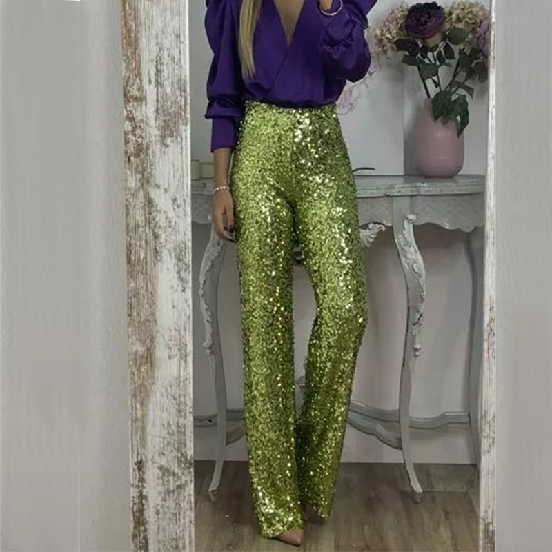 BKLD Party Glitter Pants Casua - Summer Clothing Wraps avaliação e preço