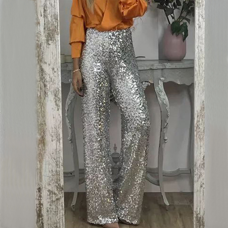 BKLD Party Glitter Pants Casua - Summer Clothing Wraps avaliação e preço