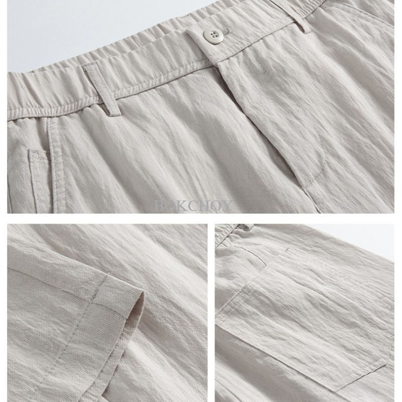2026 Spring Summer New Thin Ly - Summer Clothing Men Linen avaliação e preço