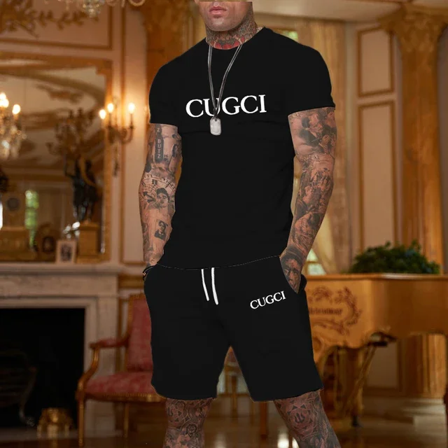 Summer T-shirt, shorts men's c - Summer Clothing Essentials Men avaliação e preço