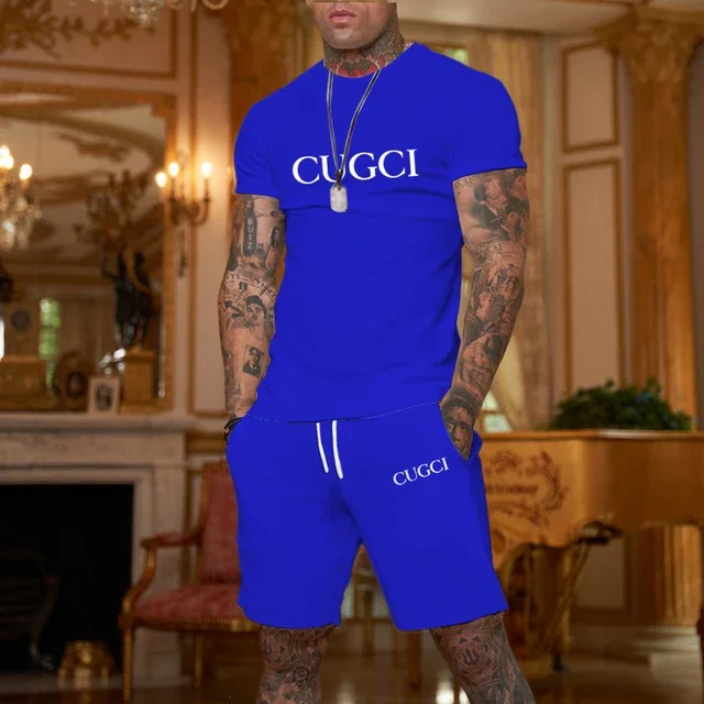 Summer T-shirt, shorts men's c - Summer Clothing Essentials Men avaliação e preço