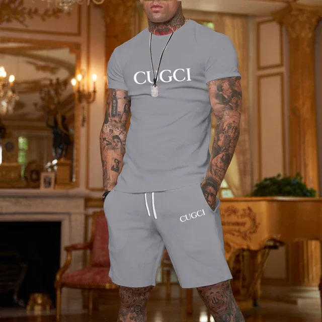 Summer T-shirt, shorts men's c - Summer Clothing Essentials Men avaliação e preço