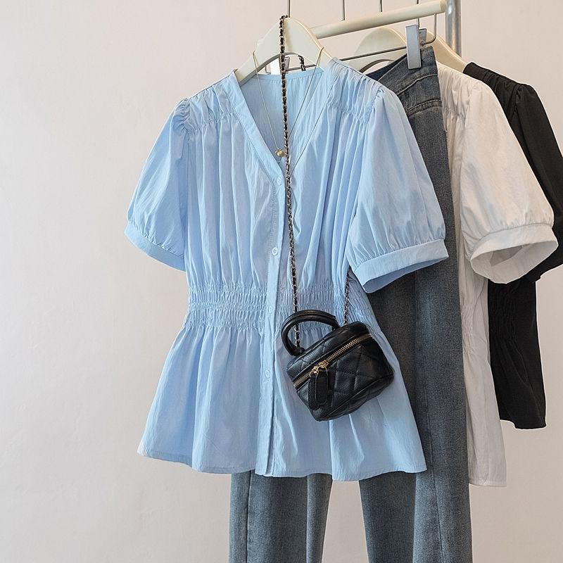 200 Pounds Plus Size Elastic W - Summer Clothing Office avaliação e preço