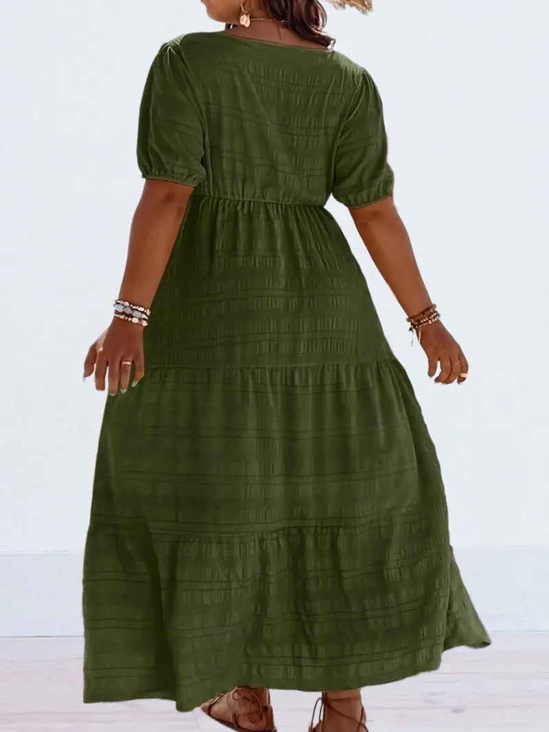 Plus Size 1XL-5XL Women's Fash - Summer Clothing Colors avaliação e preço