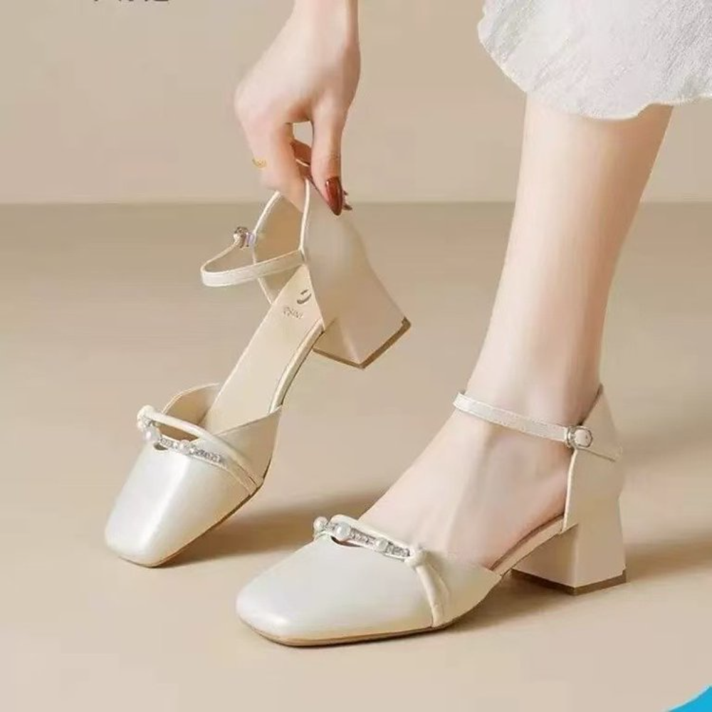 Elegant Pearl & Rhinestone Mar - Summer Clothing Office avaliação e preço