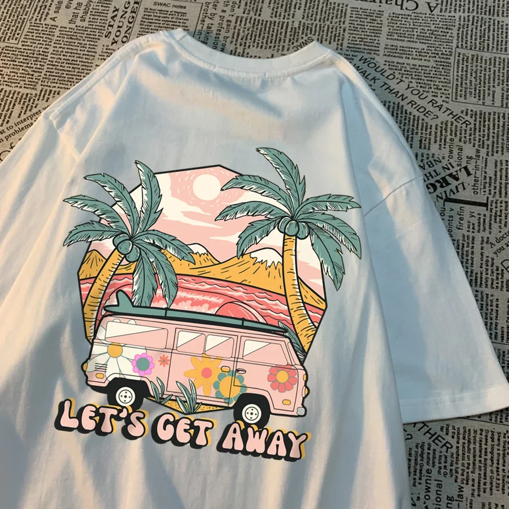 Let'S Get Away Take The Bus Go - Summer Away Clothing avaliação e preço
