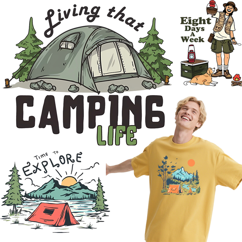 Summer camping dtf clothing ho - Summer Clothing Pictures avaliação e preço