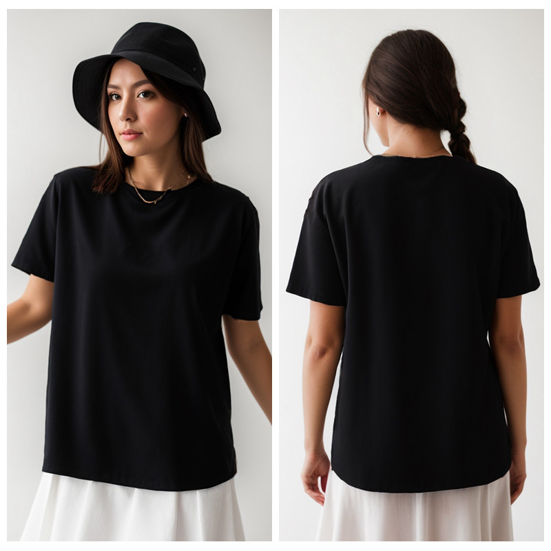Cotton Plus Size Short Sleeve  - Quality Summer Clothing avaliação e preço
