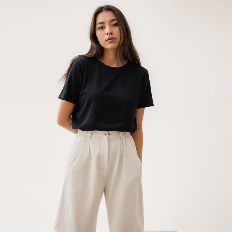 Cotton Plus Size Short Sleeve  - Quality Summer Clothing avaliação e preço