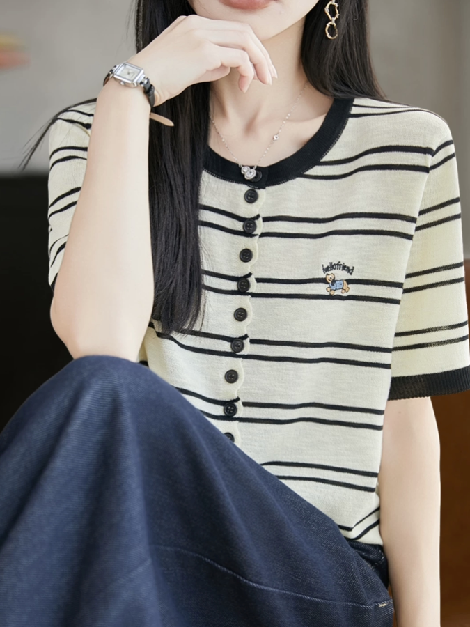Oule Summer Thin Ice Silk Knit - Summer Clothing Label avaliação e preço