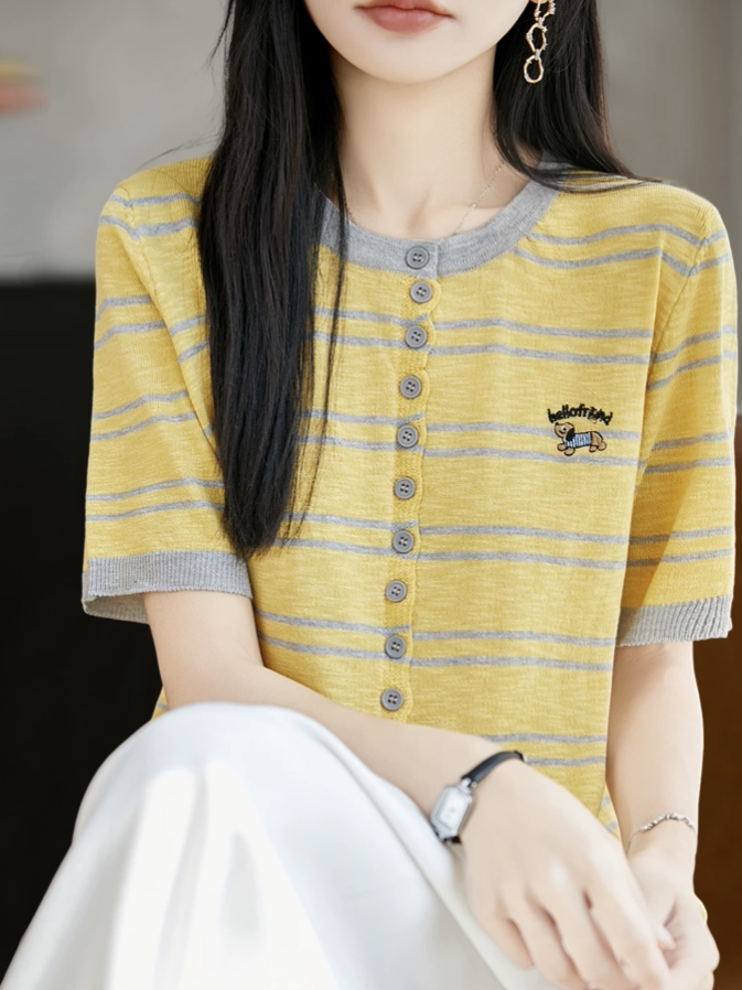 Oule Summer Thin Ice Silk Knit - Summer Clothing Label avaliação e preço