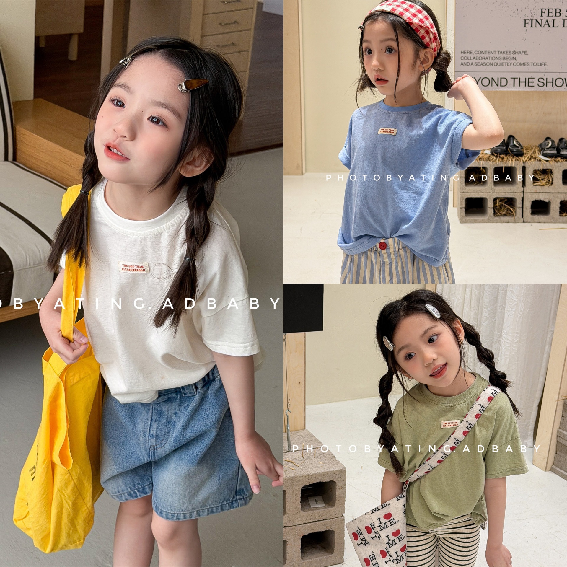 Girls T-shirt 2026 Spring and  - Summer Clothing Label avaliação e preço