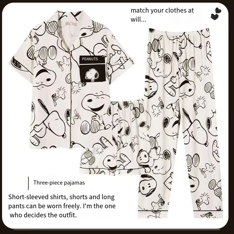2026 New Summer Cute Snoopy Co - Summer Away Clothing avaliação e preço