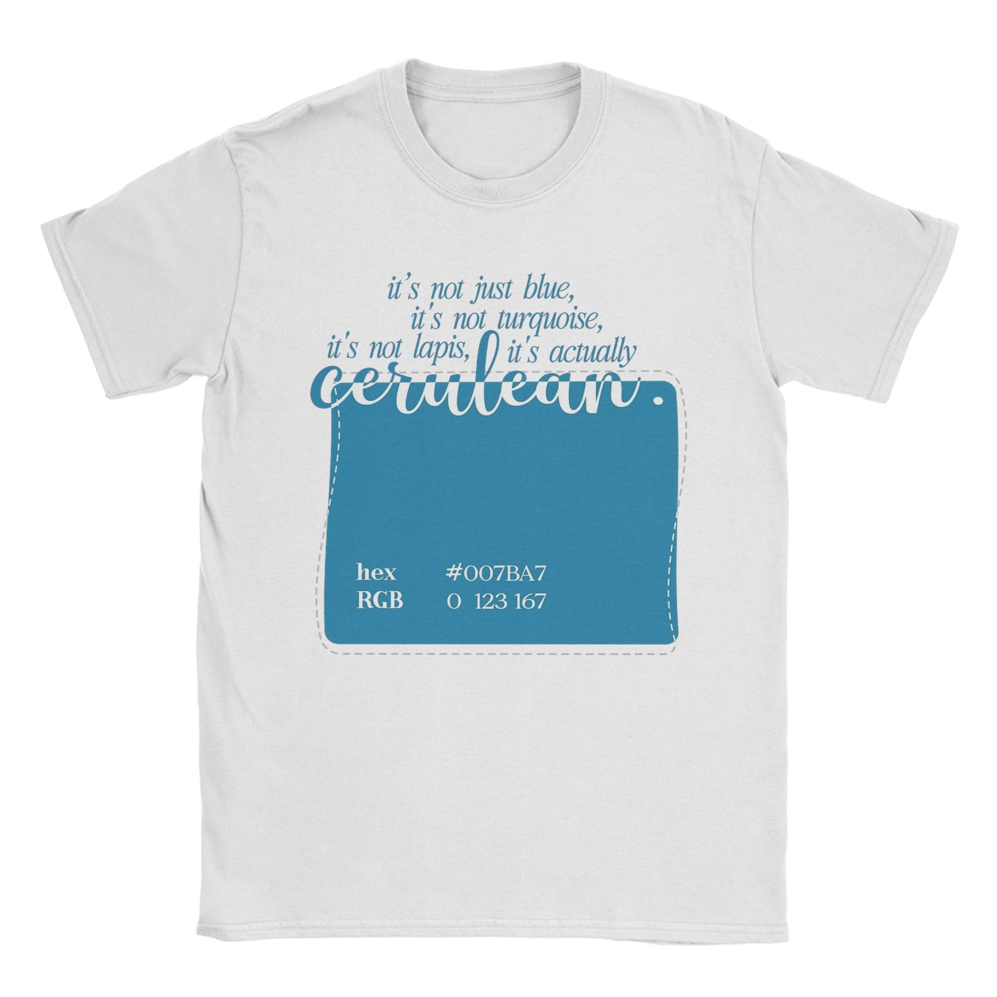 Cerulean Blue T Shirt Men's  P - Summer Clothing Ideas avaliação e preço