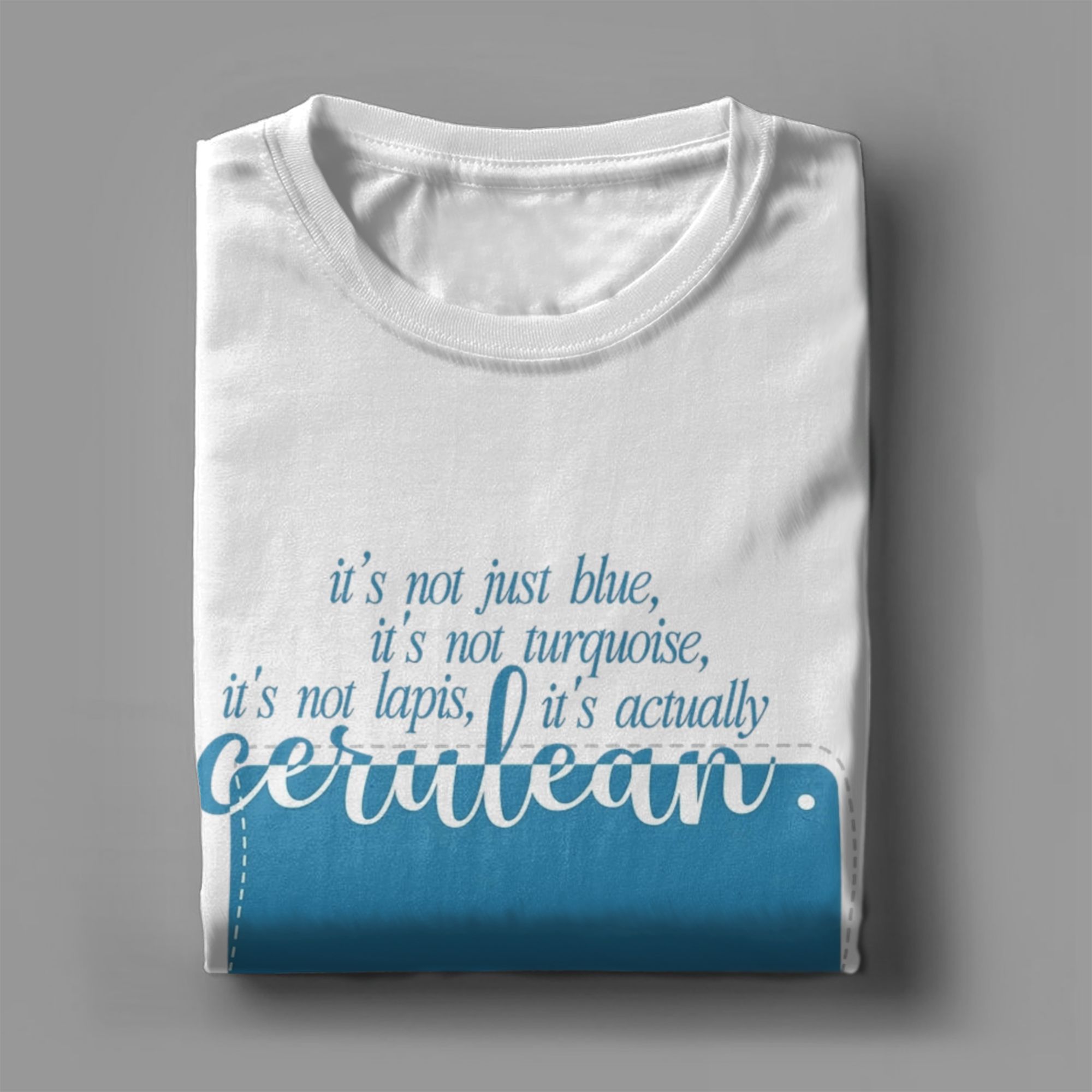 Cerulean Blue T Shirt Men's  P - Summer Clothing Ideas avaliação e preço
