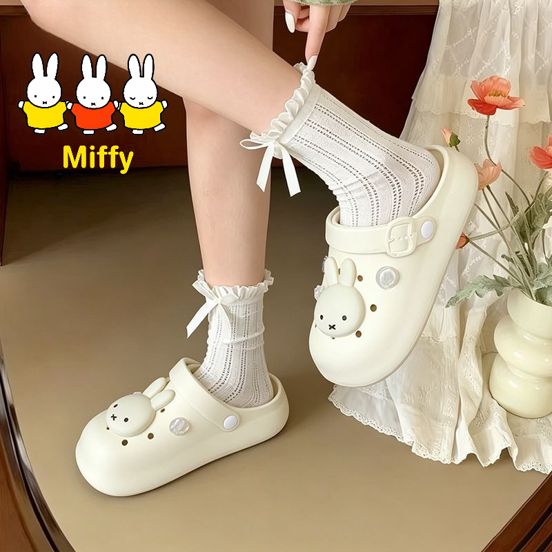 Kawaii Miffy Slippers Cute Car - Summer Away Clothing avaliação e preço