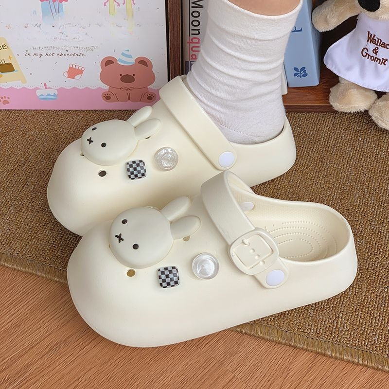 Kawaii Miffy Slippers Cute Car - Summer Away Clothing avaliação e preço